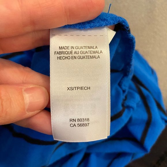 Lucky XS Blue striped t-shirt - Picture 5 of 6